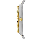 Guess Connoisseur Green Dial Two Tone Steel Strap Watch for Men - GW0265G8