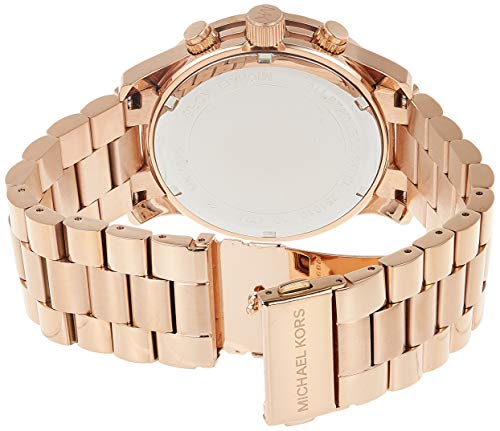 Michael Kors Dylan Rose Gold Dial Rose Gold Steel Strap Watch for Women - MK5576