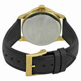 Gucci Le Marche Des Merveilles Quartz Green Dial Black Leather Strap Watch For Women - YA126463