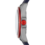 Emporio Armani Sigma Quartz Blue Dial Blue Silicone Strap Watch For Men - AR11217