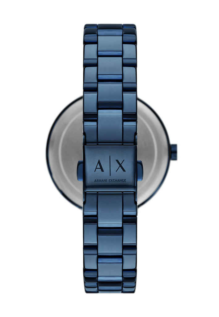 Armani Exchange Cayde Analog Blue Dial Blue Steel Strap Watch For Men - AX2702