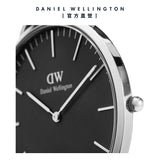 Daniel Wellington Classic Bristol Black Dial Brown Leather Strap Watch For Men - DW00100143