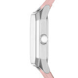 Emporio Armani Quartz White Dial Pink Leather Strap Watch For Women - AR11207