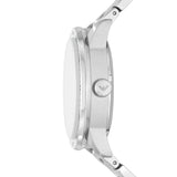 Emporio Armani Meccanico Chronograph Automatic Green Dial Silver Steel Strap Watch For Men - AR60053