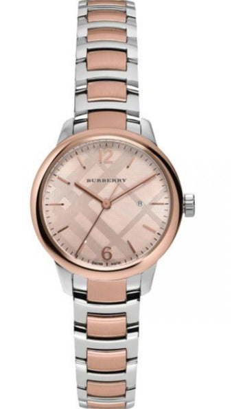 Burberry Rose Gold Tone Stainless Steel Bracelet Watch Burberry The City Diamonds Rose Gold-Tone Women main image 3