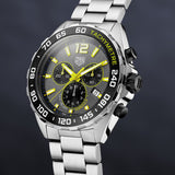 Tag Heuer Formula 1 Chronograph Grey Dial Silver Steel Strap Watch for Men - CAZ101AG.BA0842
