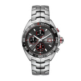 Tag Heuer Formula 1 Chronograph Senna Grey Dial Silver Steel Strap Watch for Men - CAZ201D.BA0633