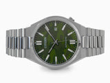 Citizen Tsuyosa Automatic Camouflage Green Dial Silver Steel Strap Watch For Men - NJ0159-86X