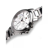 Tommy Hilfiger Claudia Silver Dial Silver Steel Strap Watch for Women - 1781741