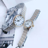 Tissot T Classic Carson Quartz White Dial Two Tone Steel Strap Watch for Men - T085.410.22.013.00