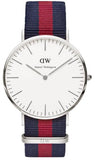 Daniel Wellington Classic Oxford White Dial Two Tone Nylon Strap Watch For Men - DW00100015