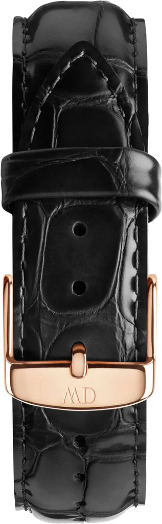 Daniel Wellington Classic Reading Black Dial Black Leather Strap Watch For Men - DW00100129