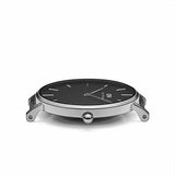 Daniel Wellington Classic Petite Cornwall Black Dial Black NATO Strap Watch For Women - DW00100216