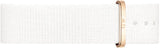 Daniel Wellington Classic Dover White Dial White Nylon Strap Watch For Women - DW00100309