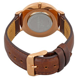 Daniel Wellington Classic Bristol Black Dial Brown Leather Strap Watch for Men - DW00100137