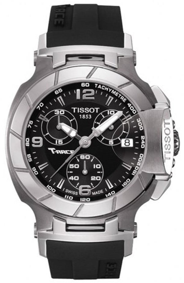 Tissot Black Dial T-Race Women’s Chronograph with Silver Case Tissot T-Race Chronograph for $277 for sale from a Private  main image 3