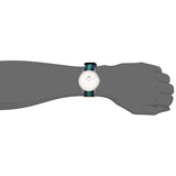 Daniel Wellington Classic Warwick White Dial Two Tone Nylon Strap Watch for Men - DW00100005