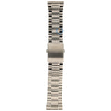 Diesel Mega Chief Chronograph White Dial Silver Steel Strap Watch For Men - DZ4477