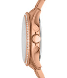 Fossil Cecile Rose Gold Dial Rose Gold Steel Strap Watch for Women - AM4483