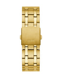 Guess Continental Gold Dial Gold Steel Strap Watch For Men - GW0260G4
