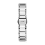 Guess Solstice Diamonds Silver Dial Silver Steel Strap Watch for Women - GW0403L1