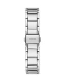 Guess Solstice Diamonds Silver Dial Silver Steel Strap Watch for Women - GW0403L1