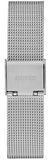Guess Fame Diamonds Silver Dial Silver Mesh Bracelet Watch for Women - GW0508L1