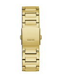 Guess Duke Glitz Crystals Gold Dial Gold Steel Strap Watch For Men - GW0576G2