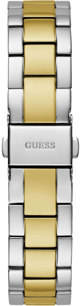 Guess Mist Analog Green Dial Two Tone Steel Strap Watch For Women - GW0723L1
