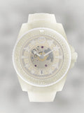 Gucci Dive Automatic White Dial White Rubber Strap Unisex Watch - YA136342