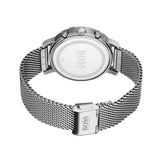 Hugo Boss Spirit Brown Dial Silver Mesh Bracelet Watch for Men - 1513694