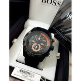 Hugo Boss Motorsport Special Edition Black Dial Black Rubber Strap Watch For Men - HB1512662