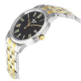 Tissot T Classic Dream Black Dial Two Tone Steel Strap Watch for Men - T033.410.22.053.01