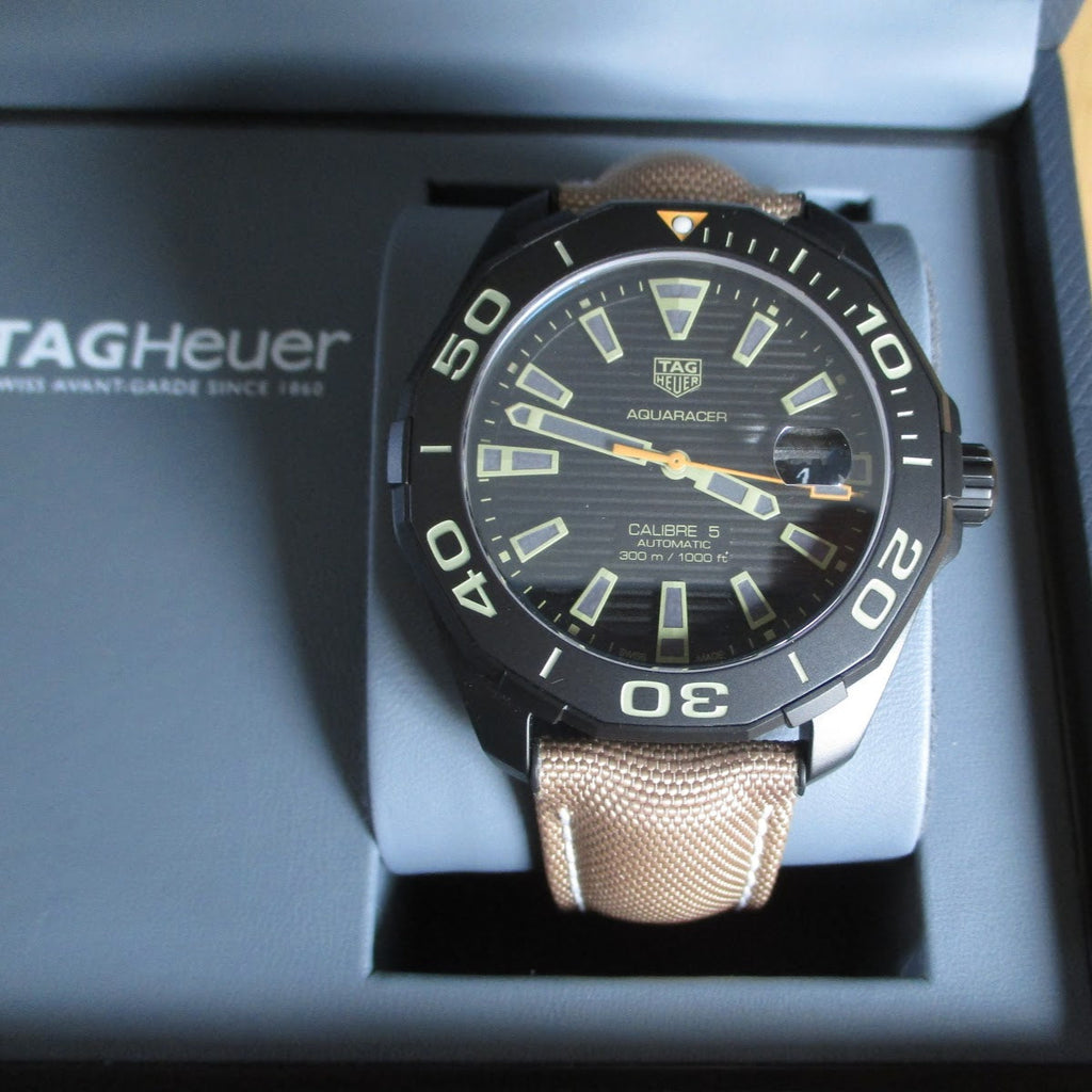 Tag Heuer Aquaracer Black Dial Watch for Men - WAY208C.FC6383