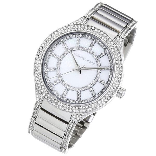 Michael Kors Kerry Silver Tone Silver Steel Strap Watch for Women - MK3311