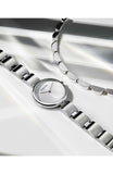 Calvin Klein Wavy Silver Dial Silver Steel Strap Watch for Women - K9U23146