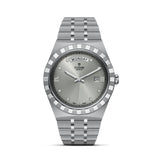 Tudor Royal Day Date Diamonds Automatic Silver Dial Silver Steel Strap Watch for Men - M28600-0002