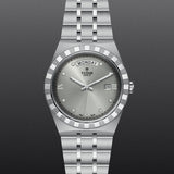 Tudor Royal Day Date Diamonds Automatic Silver Dial Silver Steel Strap Watch for Men - M28600-0002