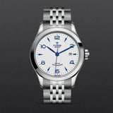 Tudor 1926 Automatic White Dial Silver Steel Strap Watch for Men - M91650-0005