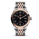 Tudor 1926 Automatic Black Dial Two Tone Steel Strap Watch for Men - M91651-0003