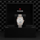 Tudor 1926 Automatic Diamonds Silver Dial Two Tone Steel Strap Watch for Men - M91651-0002