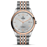 Tudor 1926 Automatic Diamonds Silver Dial Two Tone Steel Strap Watch for Men - M91651-0002
