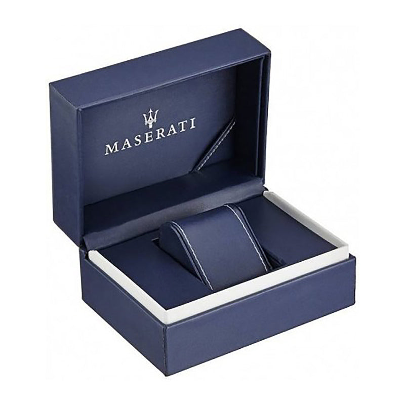 Maserati Competizione Chronograph Blue Dial Silver Steel Strap Watch For Men - R8873600009