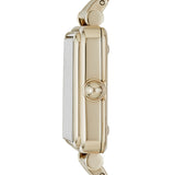 Marc Jacobs Vic Silver Dial Gold Steel Strap Watch for Women - MJ3462