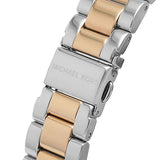 Michael Kors Everest Chronograph Silver Dial Two Tone Steel Strap Watch For Women - MK6975