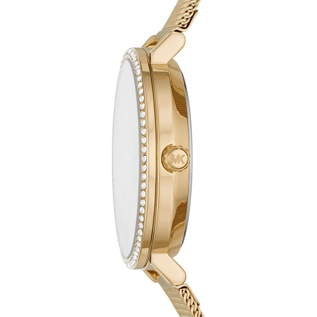 Michael Kors Darci Quartz Gold Dial Gold Mesh Strap Watch for Women - MK7121