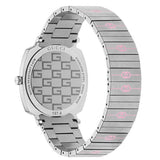 Gucci Grip Quartz Silver Dial Silver Steel Strap Watch For Women - YA157438
