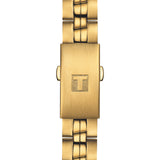 Tissot T Classic PR 100 Lady White Dial Gold Steel Strap Watch for Women - T101.210.33.031.00