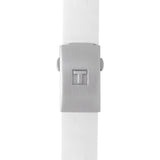 Tissot T Race Lady Chronograph White Dial White Rubber Strap Watch for Women - T048.217.17.017.00