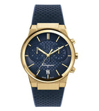Salvatore Ferragamo Sapphire Chrono Blue Dial Blue Silicone Strap Watch for Men - SFME00221